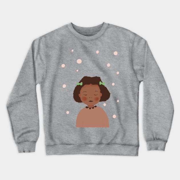 Beautiful black girl Crewneck Sweatshirt by JakoRila